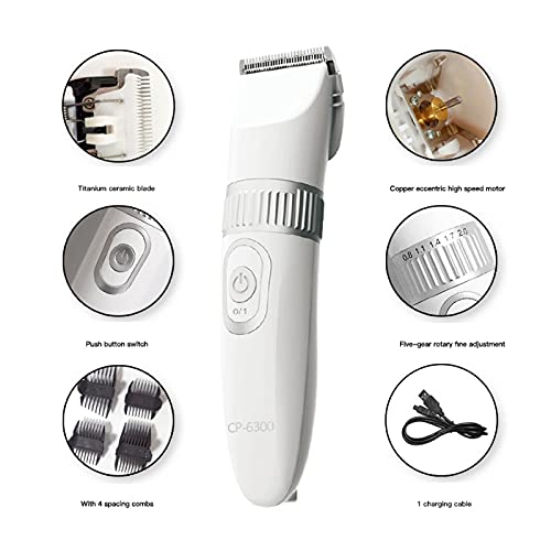  Dog Shaver Clippers, USB Rechargeable Dog Trimmer, Cordless Electric Pet Hair Trimmer, Pet Grooming Kit