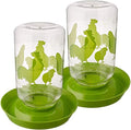  Lixit Reversible Waterers And Feeders For Chickens And Wild Birds (128 Ounce (Pack Of 2))