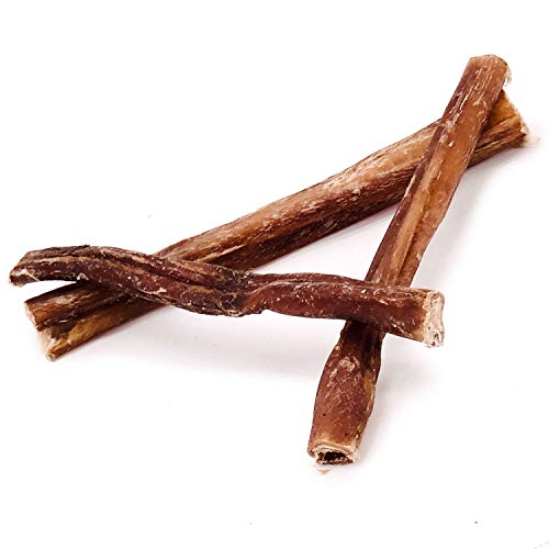  ValueBull Bully Sticks For Dogs, Medium 5-6 Inch, Varied Shapes, 50 Count - All Natural Dog Treats, 100% Beef Pizzles, Single Ingredient Rawhide Alternative