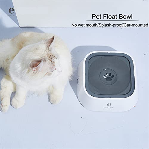  AYENCI Cat Automatic Water, Dog Drinking Bowls Floating Dog Anti-drip Drinker Automatic Feeder Portable Bottle Pet Water Dispenser Dogs Accessories (Color : Gray)