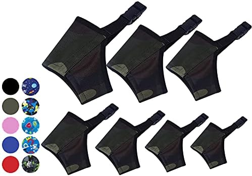  Coppthinktu Dog Muzzle Suit, 7PCS Dog Muzzles For Biting Barking Chewing, Adjustable Dog Mouth Cover For Small Medium Large Dogs, Soft Comfortable Dog Muzzle For Long Snout