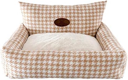  Wakeu Cat Bed For Indoor Cats, Indoor Warming Calming Cuddler Soft Sleeping Round Pet Bed With Removable Cushion
