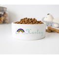 GENERIC Personalized Rainbow Bowl, Dog Name Bowl, Cat Name Bowl, Gift For Pets, Ceramic Pet Bowl