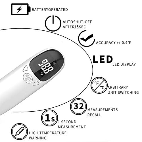  Cat & Dog Thermometer Non-Contact Rechargeable Pet Ear Thermometer,Designed For Pet,Fast And Accurate Temperature Detection