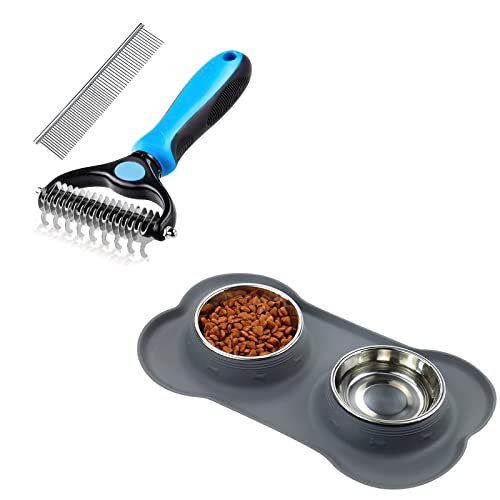  Dog Bowls Small Size Dogs And Dog Undercoat Rake