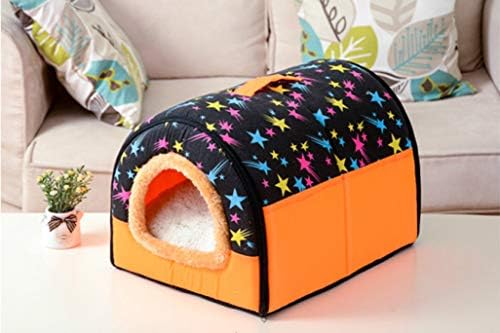  SENERY Winter Pet House Kennel Nest With Mat Foldable Bed For Small Medium Dogs Puppy Sleeping Bag