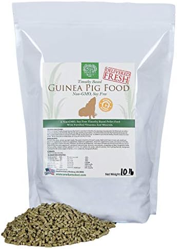  Small Pet Select-Premium Guinea Pig Pellet Food, Non-GMO, Soy Free. Local Ingredients In Pacific Northwest, 10lb, Green (10lbgpnongmo)