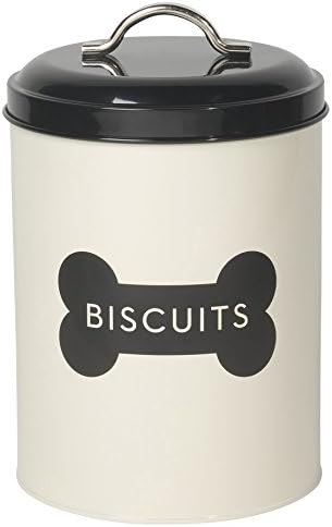  Now Designs Dog Biscuits Tin With Lid, Good Dog Design