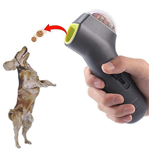 LQDMDM Intelligence Snack Pistol, Dog Food Interactive Toy Dispenser Education Training Toys Car Pet Food Threwer Puppy Feeder IQ Training