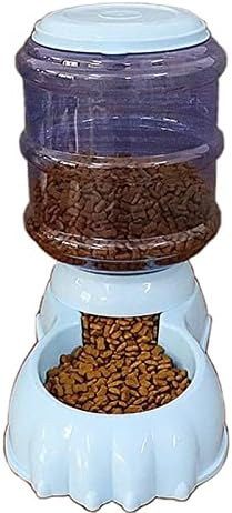  AYENCI Cat Automatic Water, Pet Water Dispenser Cat Automatic Feeder Supply For Small Medium Dog Water Bottle Pet Bowl Drinking Feeding (Size : Blue Food Feeder)