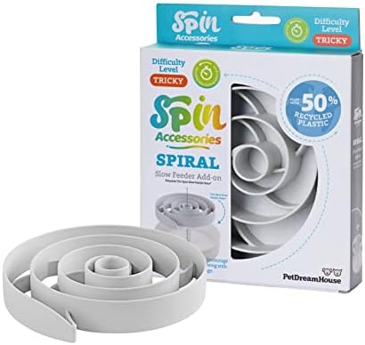  PetDreamHouse Spin Slow Dog Bowl Accessory, Double Sided Lick Mat Insert
