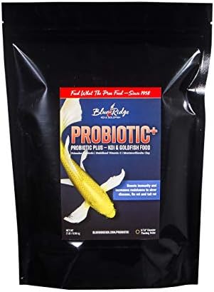  Blue Ridge Fish Food [5lb], Probiotic Plus 3/16" Floating Pellet, Koi And Goldfish