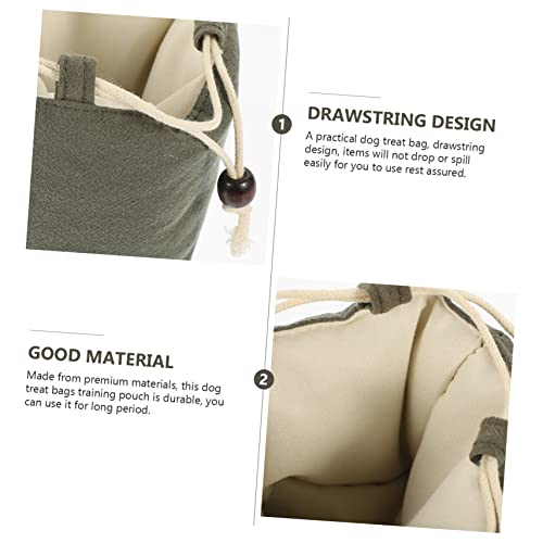  Iplusmile 4pcs Dog Snack Bag Pet Storage Organizer Poop Bag Dispenser Dog Food Small Dog Puppy Treat Pouch Dog Treat Dispenser Dog Treat Pouch Dog Training Treats Treat Container Dog Pouch