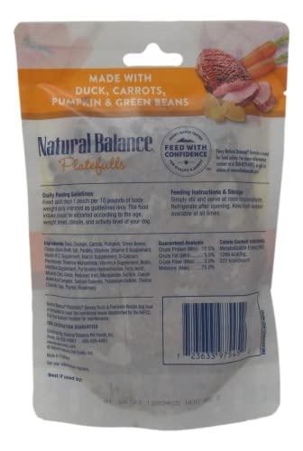 GENERIC Natural Balance Platefulls Wet Dog Food 3 Flavor Sampler - (1) Each: Tender Beef Potato, Harvest Chicken Rice, Savory Duck Pumpkin (9 Ounces) - Plus Rope Toy And Fun Facts Booklet Bundle