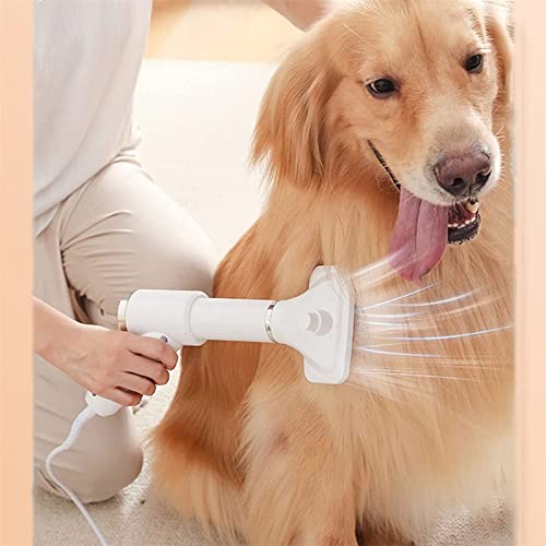  Upgrade 2 In 1 Pet Hair Brush Dog Hair Brush Pet Hair Brush Adjustable 3 Airflow Heating Settings Two Airflow Modes 78.74 Pet Supplies Plus Near Me (white, One Size)
