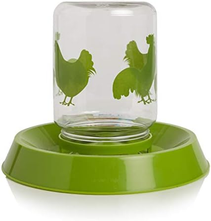  Lixit Reversible Waterers And Feeders For Chickens And Wild Birds (128 Ounce (Pack Of 2))