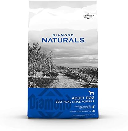  Diamond Naturals Adult Real Meat Recipe Premium Dry Dog Food With Real Pasture Raised Lamb Protein 40Lb