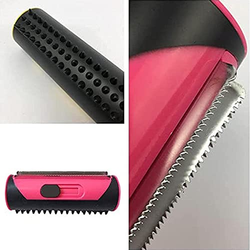  3-in-1 Undercoat Brush For Dogs, Undercoat And Hair Removal Brush, Animal Hair Remover Roller, Suitable For All Hairy Pets Large Dogs, Cats (Pink) (Color : Pink)