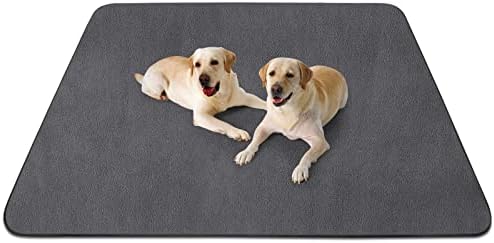  SIWA MARY Reusable Pee Pads For Dogs, 48"x48"/60"x48" Large, Washable Dog Pads With Super Absorbent, Non-Slip, Waterproof, Puppy Potty Whelping Pads Pet Traning Pads For Crate, Kennel, Playpen
