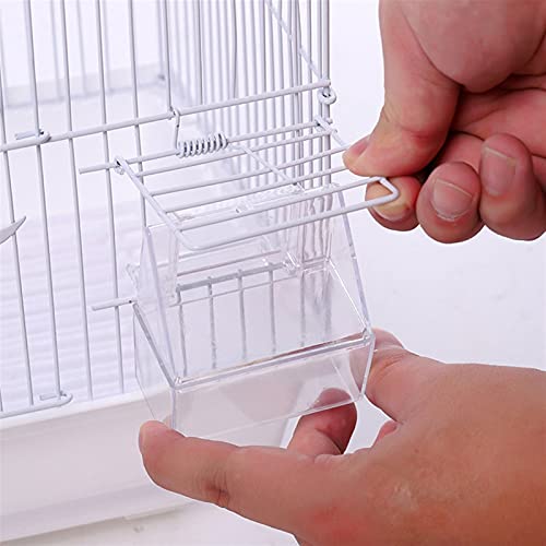  Feeding Bird Carrier Birds Nest Bird Cage Natural Grass Egg Cage Bird House Small Cage For Parrot Canary Set With Standing Stick Water Bowl Food Box Economy Bird Cage Parrot Parakeet Macaw Small Bird
