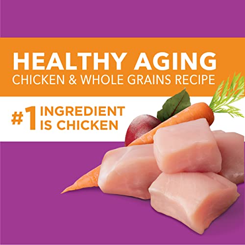  IAMS Healthy Aging Adult Dry Dog Food For Mature And Senior Dogs With Real Chicken, 7 Lb. Bag