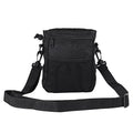  Pet Treat Bag Dog Obedience Training Waist Pouch Pet Reward Pouch Bait Bag Pet Food Snack Small Items Storage Bags With Shoulder Waist Strap And Built In Bag Dispenser(Black)