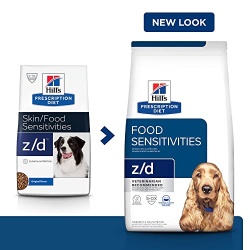  Hill's Prescription Diet Z/d Skin/Food Sensitivities Dry Dog Food, Veterinary Diet, 25 Lb. Bag