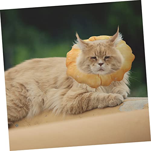  Pet Collar Small Cat Collar Kitten Collar Decorated Cookies Cat Recovery Collar Plush Elizabethan Collar Puppy Surgery Cone Pet Protective Collar Kitten Recovery Collar Food