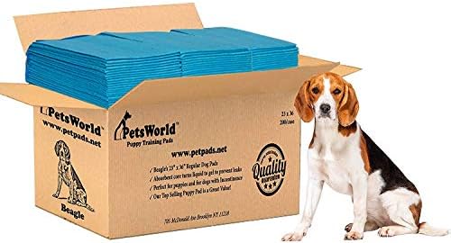  Dog Training Puppy Pads 23x36, Case Of 100 Dog Pee Pads, Basics Doggy Pee Pad, Good For Dog Food Wet, Large Dog Bed, Diaper Changing Pad, Cat Beds Clearance Prime