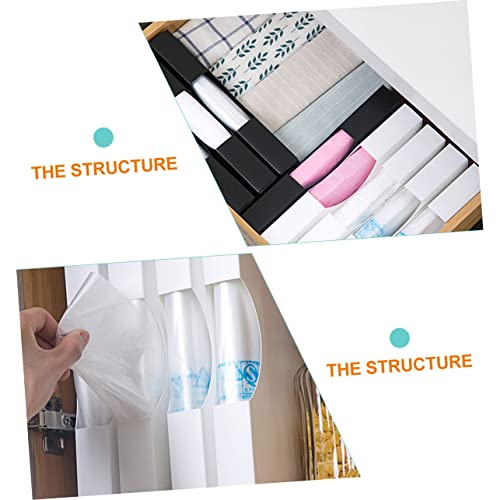  STOBAZA 2pcs Box Storage Bag Storage Box Plastic Organizer Box Plastic Bags For Food Plastic Garbage Bags Dog Poop Bag Holder Plastic Bag Holder Wall Poop Bags For Dogs Kitchen Supply