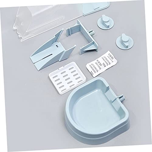  Mipcase Automatic Feeder Rabbit Food Dispenser Pet Food Dispenser Pet Automatic Feeder Automatic Parrot Feeder Bunny Water Bowl Rabbit Food Bowl Household Bird Feeder Parrot Accessory Cage