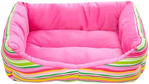  SENERY Winter Striped Beds For Large Dogs Washable Pet House Soft Warm Dog Mats Pad Merry Christmas Decor