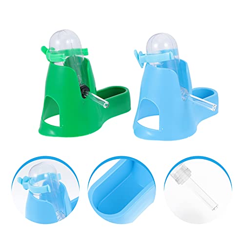  Iplusmile 6 Pcs Sky-blue Rat Hanging Green Bottles Light Bunny Base Hut Cage Chinchilla Ml Mice Food Feeder Rabbit Nozzle Little Auto Hamster Crate Ferret Puppy Hamsters Proof Pigs