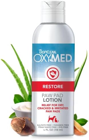  TropiClean Oxymed Medicated Cat & Dog Shampoo For Itchy Skin, Skin Soothing Oatmeal Shampoo For Dogs & Cats 20 Ounce