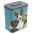  Burgon & Ball Creaturewares GCR/Dog Pet Food Storage Tin The Rabble' Dog, Grey, 16.5 X 11 X 20 Cm