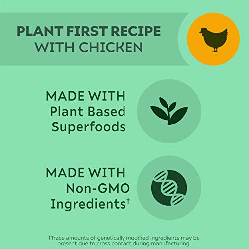  KARMA BALANCED NUTRITION Plant-First Recipe, Adult Natural Dry Dog Food With Chicken, 4 Lb. Bag
