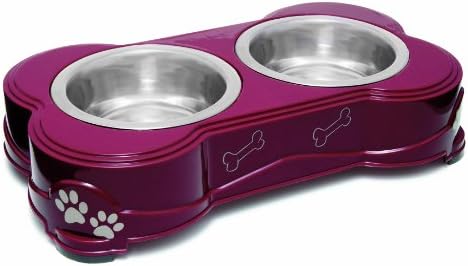  Loving Pets Dolce Diner Dog Bowl, Medium, Pink