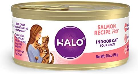  Halo Indoor Wet Cat Food, Grain Free, Seafood Medley 5.5oz Can (Pack Of 12)