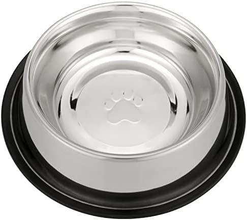  Neater Pet Brands - Stainless Steel No-Skid & Non-Tip Dog Bowl For Food Or Water (64 Oz, Stainless Steel)