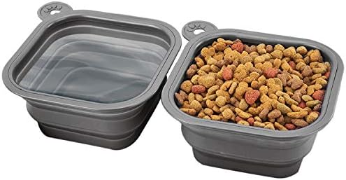  Mobile Dog Gear, Dine Away Replacement Dog Food And Treat Insulated Carriers For Travel, Small Dogs, 5 Cups Each, Set Of 2