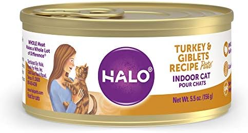 Halo Indoor Wet Cat Food, Grain Free, Seafood Medley 5.5oz Can (Pack Of 12)