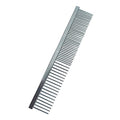  YangYan Pet Soft Stainless Steel Comb Trimmer Grooming Comb Brush Stainless Steel Pet Dog Cat Comb Hair Shedding Grooming Flea Comb (Color : Silver, Size : 2.8x16.5cm)