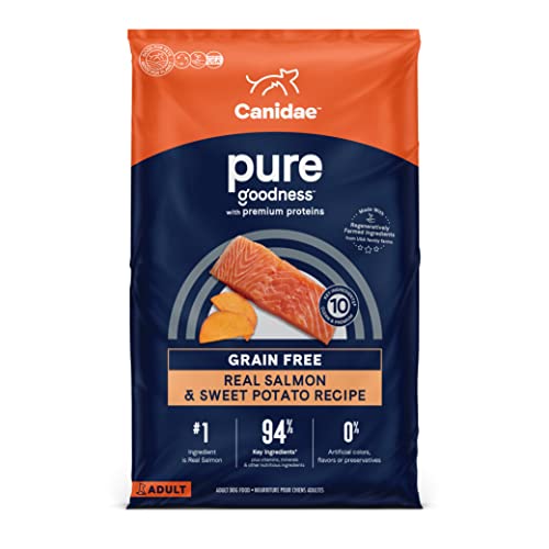  Canidae Pure Real Salmon & Sweet Potato Recipe Adult Dry Dog 4 LB