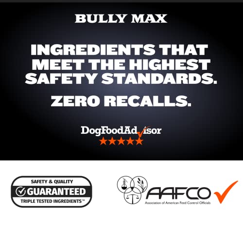  Bully Max High Performance Super Premium Dog Food. For All Ages (for Puppies & Adult Dogs). 535 Calories Per Cup. For Muscle, Size, Growth, And Weight. (5 Pound Bag)