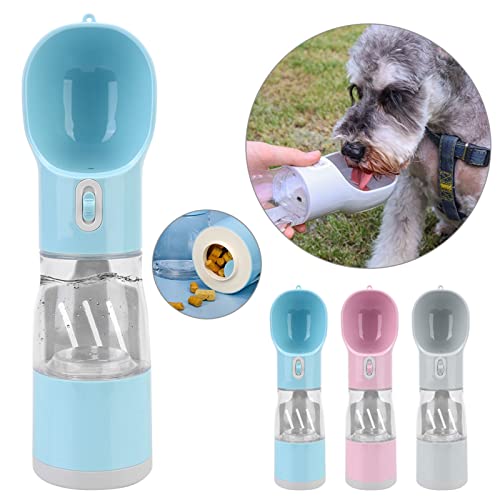  AACARB Cat Water Dispenser, Pet Dog Water Bottle Pet Water Dispenser Portable Feeder And Poop Bags Cat Dogs Outdoor Travel Drinking Bowl With Poop Shovel (Size : Rosa)