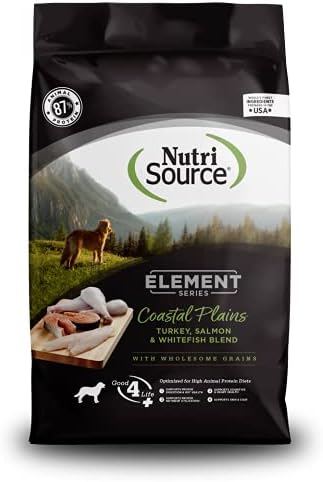 NutriSource Element Series Coastal Plains Dry Dog Food, Turkey, Salmon And Whitefish, 4LB