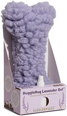  HuggleHounds Fleece Dog Toys For Aggressive Chewers & Large Dogs - Squeaky Plush Dog Toy - Soft Yet Durable Stuffed Pet Toy - Puppy Toys For All Breeds | Hugglefleece Best Chew Toy, Large Bone 3-Pack