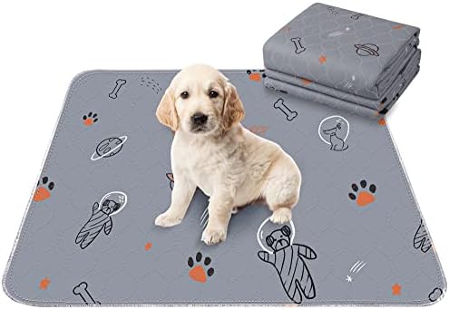  UPSKY Washable Pee Pads For Dogs, 2 Pack Puppy Pads 41" X41” Reusable Pet Training Pads Super Absorbent Dog Potty Whelping Pee Pads Non-Slip Dog Mat For Dog Playpen, Crate, Car