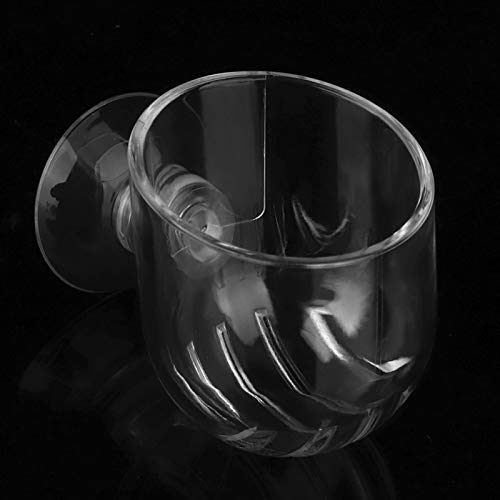  ESAAH Fish Feeding Cup, Aquarium Red Worm Fish Feeder Transparent Cup Fish Food Container For Feeding Shrimp Fish