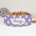 GENERIC Daisy Pet Bowl Custom Pet Name, Personalized Daisy Bowl Ceramic For Dogs, Cats Drinking Bowl, Available In Two Sizes